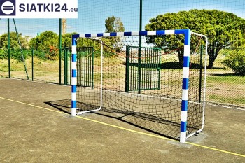Siatki Zielonka - Siatka bramkowa 3x2m — idealna na boiska orlik i do gry w piłkę ręczną dla terenów Miasta Zielonka